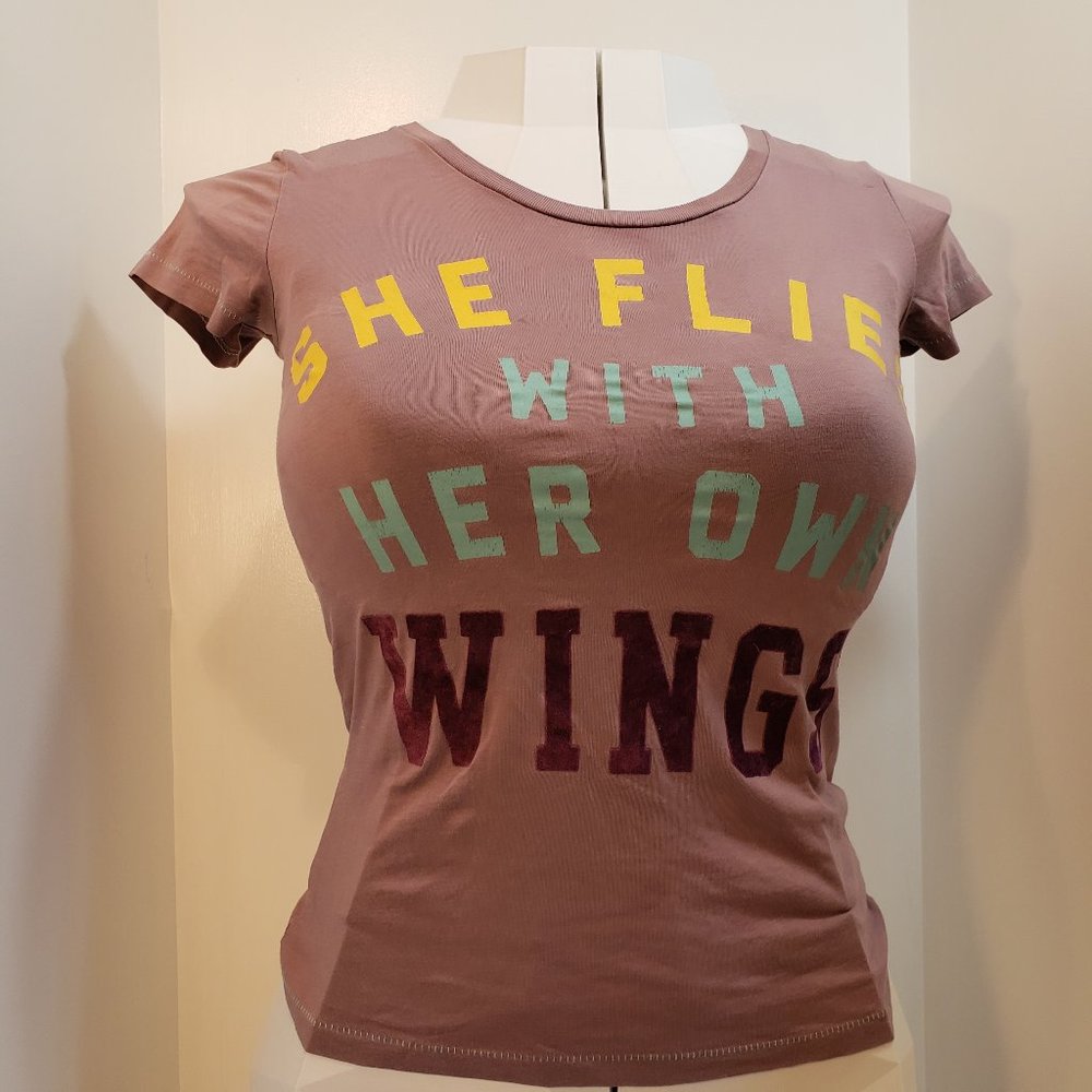 New shirt She Who Flies With her own WINGS Velvet too